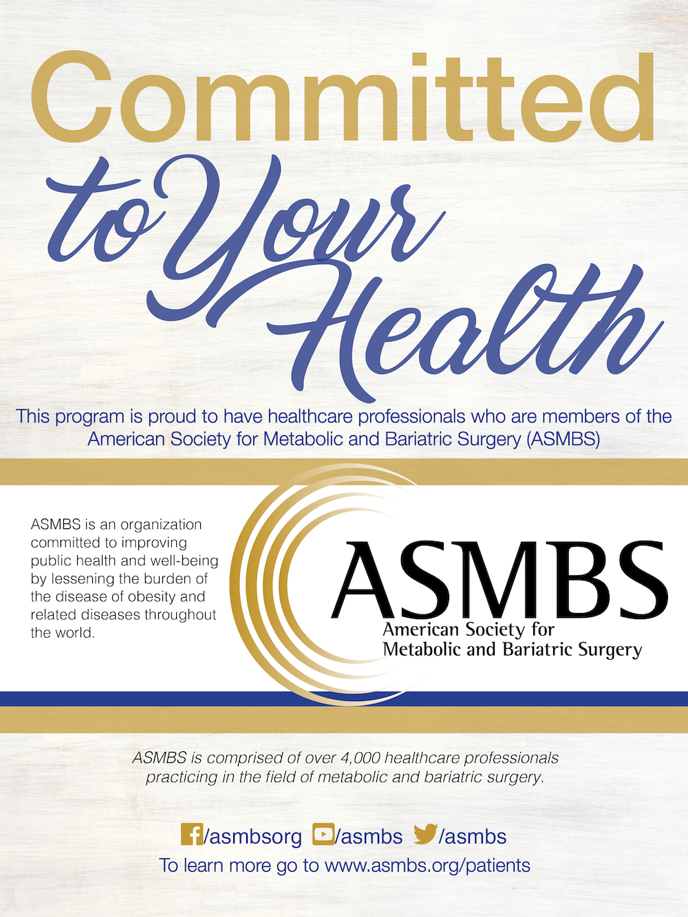 Integrated Health Poster - American Society For Metabolic And Bariatric ...